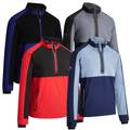 Callaway Mens 1/4 Zip Block Golf Wind Jacket
